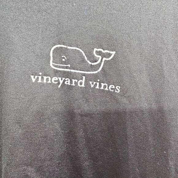 Vineyard Vines Shirt Mens Small Black Pullover Logo - Picture 4 of 8